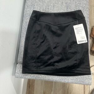 Lululemon Athletica Black suede Skirt